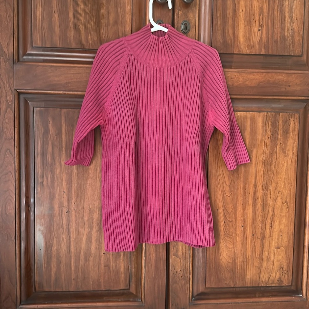 Cranberry Mock turtle neck sweater